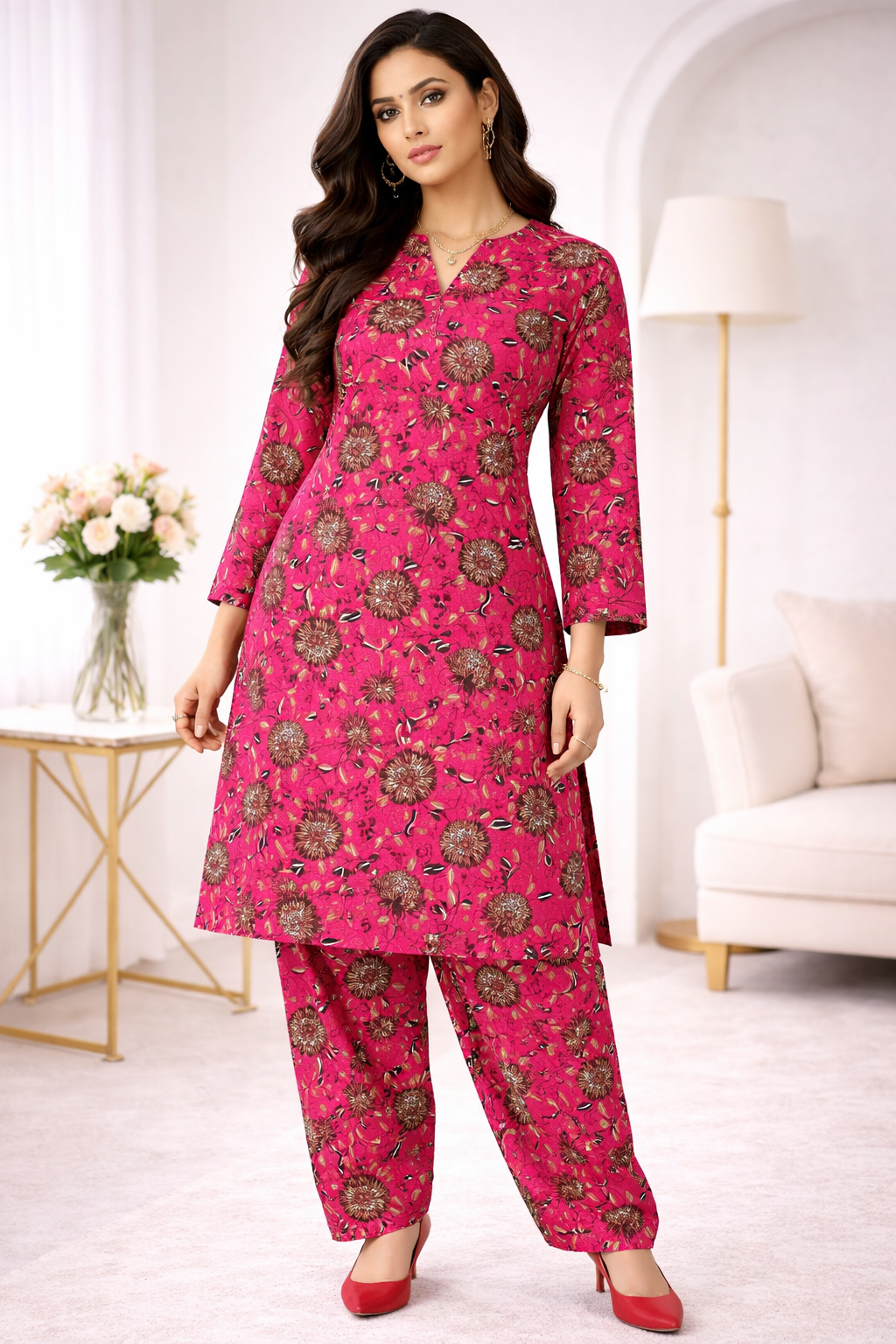 Kashmiri Co-ord Set - 123