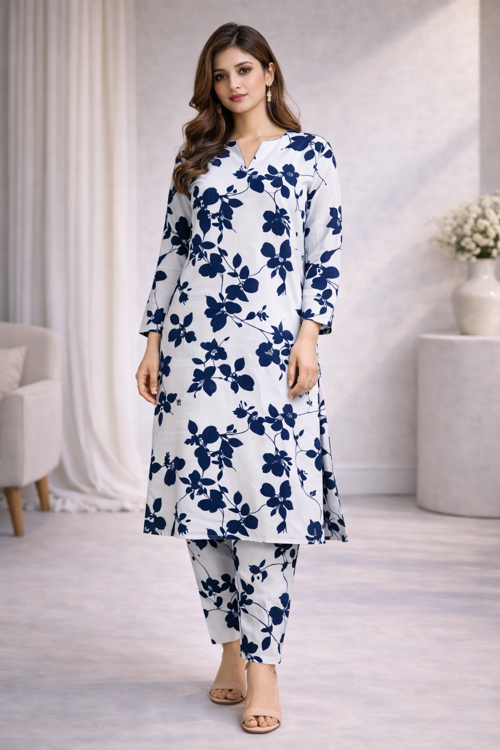 Kashmiri Co-ord Set - 123