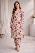 STITCHED 2 PC LAWN SUIT