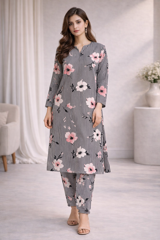 Kashmiri Co-ord Set - 123