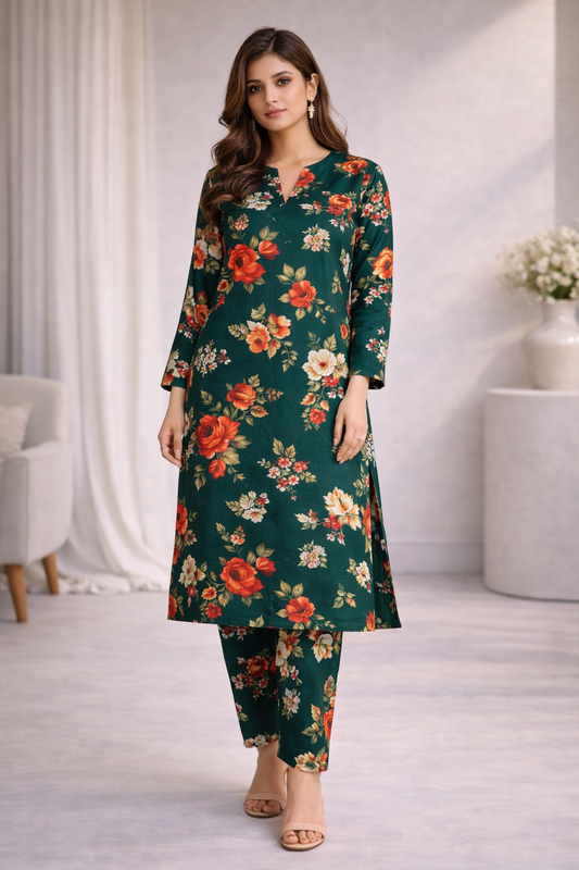 Kashmiri Co-ord Set - 123