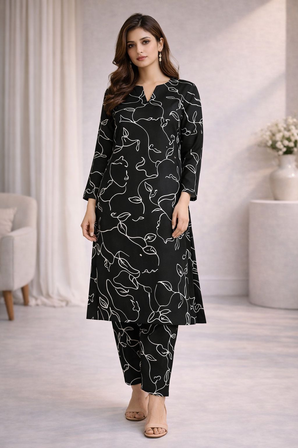 Kashmiri Co-ord Set - 123