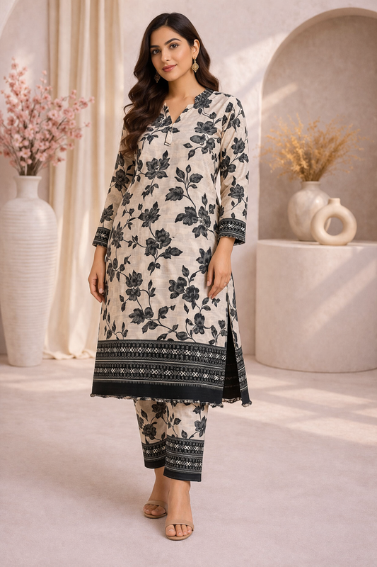 Kashmiri Co-ord Set - 123