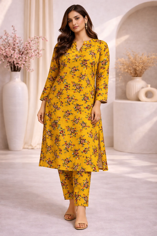 Kashmiri Co-ord Set - 123