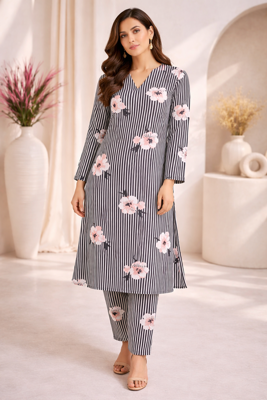 Kashmiri Co-ord Set - 123